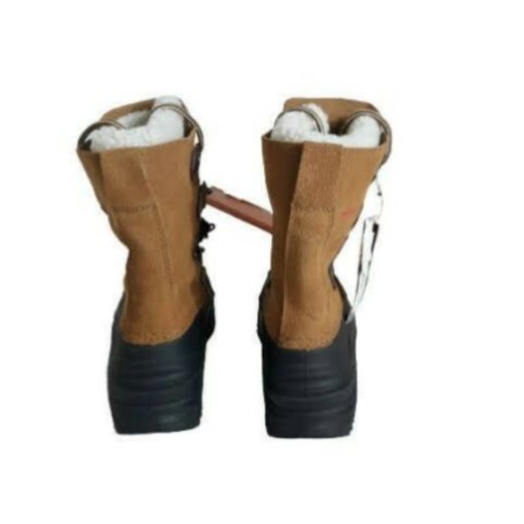 Weatherproof Waterproof Shell Mens Boots Size 8M Faux Fur Gorge 625-2010 - Picture 5 of 9